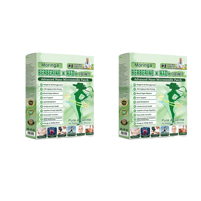 FDA Registered & GMP Certified  | 🧑‍⚕️🩺 Solaroza® Moringa & Berberine 10-IN-1 Advanced NanoMicroneedle Patch |  Backed by Scientific Evidence |10-in-1 Formula | Results in 5 Days🚀