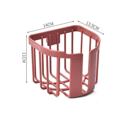 Punch-Free Toilet Paper Shelf Bathroom Kitchen Tissue Box