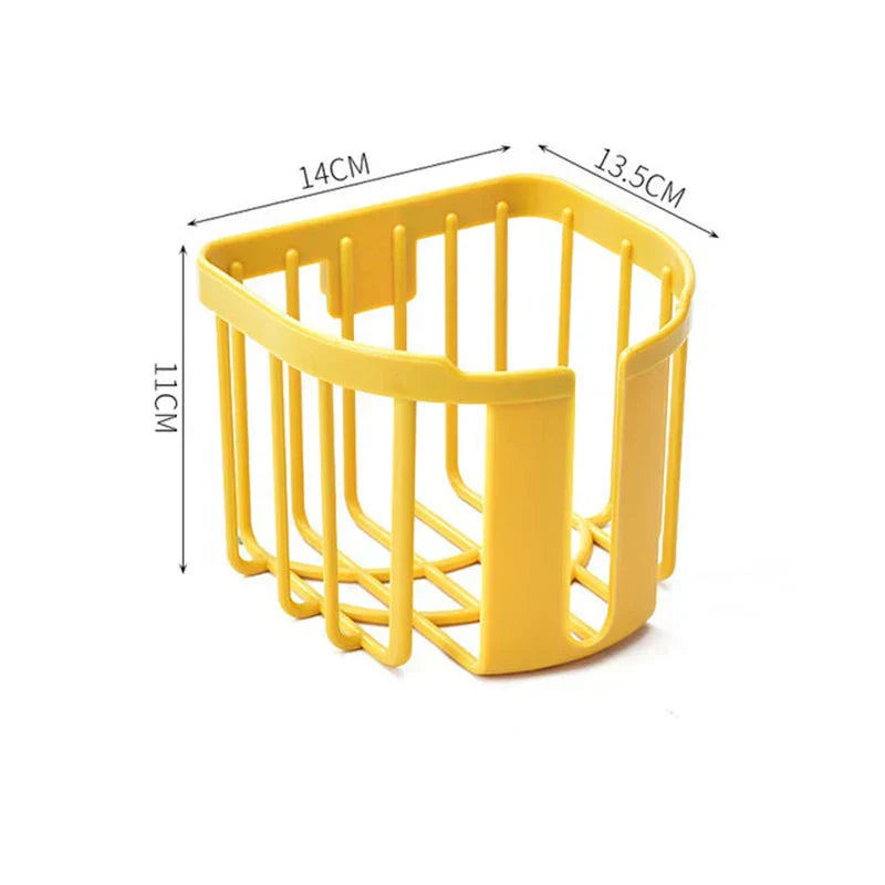 Punch-Free Toilet Paper Shelf Bathroom Kitchen Tissue Box