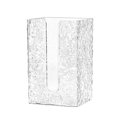 Bathroom Tissue Box Wall-mounted Paper Case Glacier Style Face Wash Towel Storage