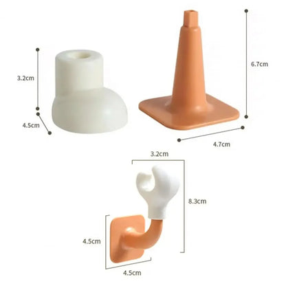 Tissue Box Decorative Foot Legs Self-adhesive Multifunctional Trash